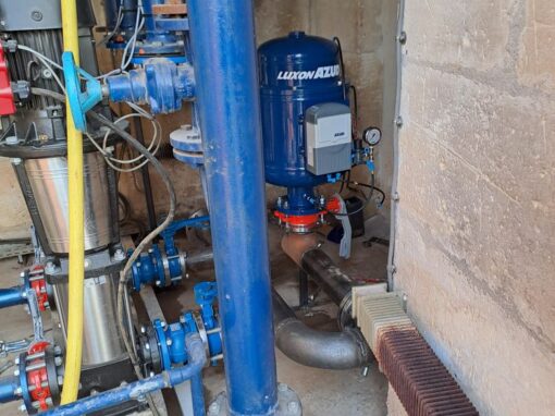 Filtre automatique pompage réalisation d'AST Irrigation