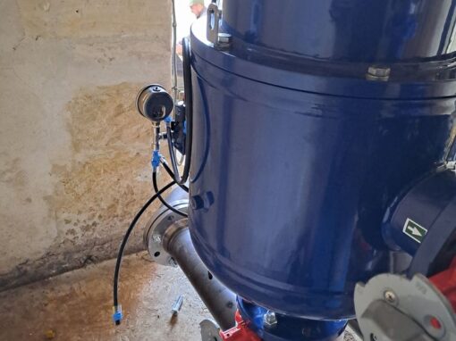 Filtre automatique pompage réalisation d'AST Irrigation