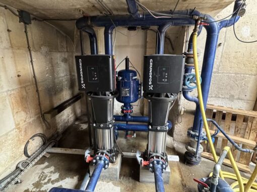 Filtre automatique pompage réalisation d'AST Irrigation