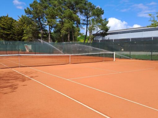 arrosage terrain de tennis réalisation d'AST Irrigation